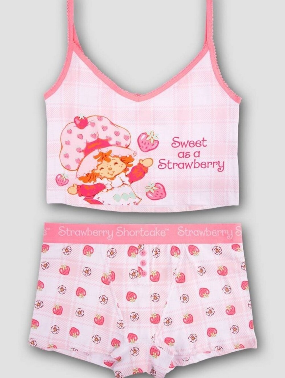 Strawberry Shortcake Cami & Boxer Pajama Set